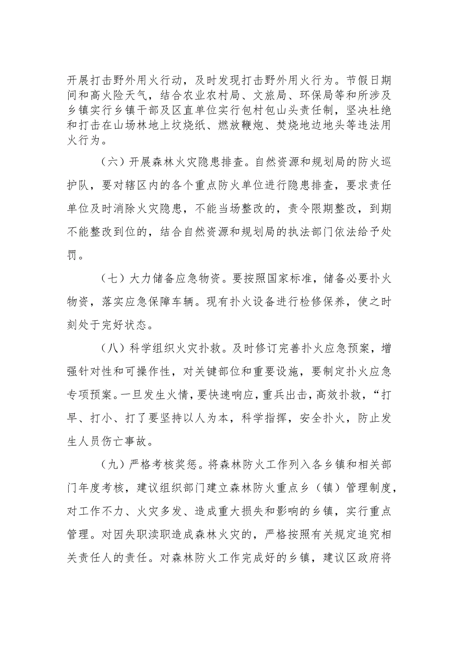 XX区自然资源和规划局2023年森林防火工作实施方案.docx_第3页