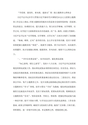 高等学校学生“学思想、强党性、重实践、建新功”第二批主题教育个人心得体会 （5份）.docx