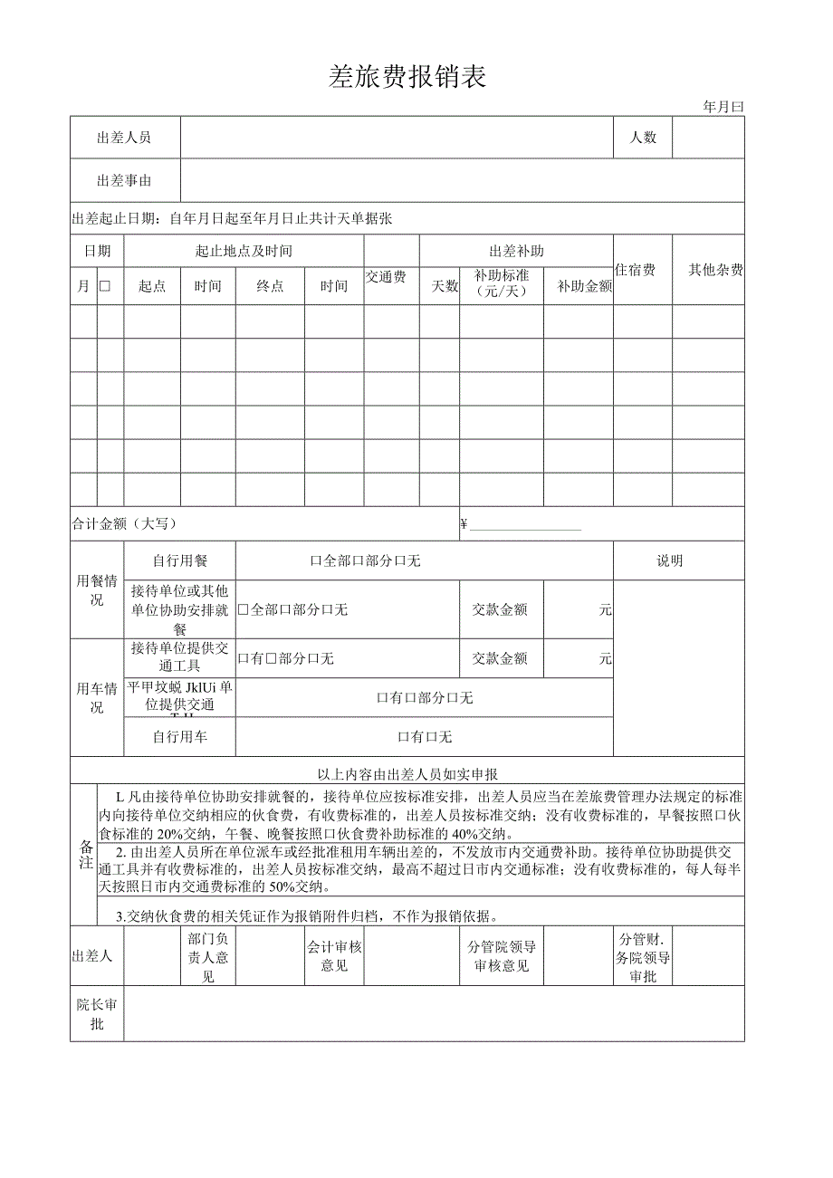 差旅费报销表.docx_第1页