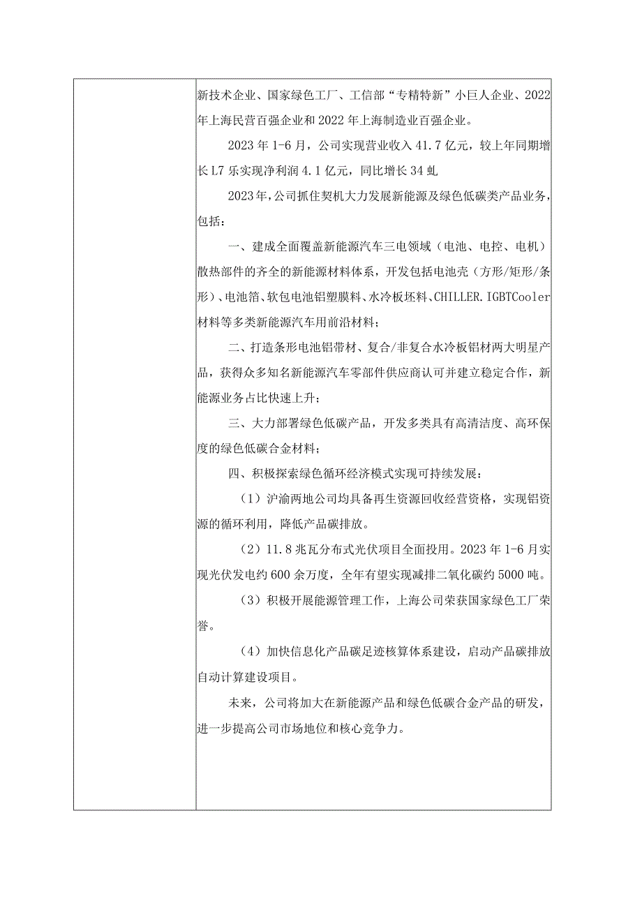 证券代码601702证券简称华峰铝业上海华峰铝业股份有限公司投资者关系活动记录表.docx_第2页