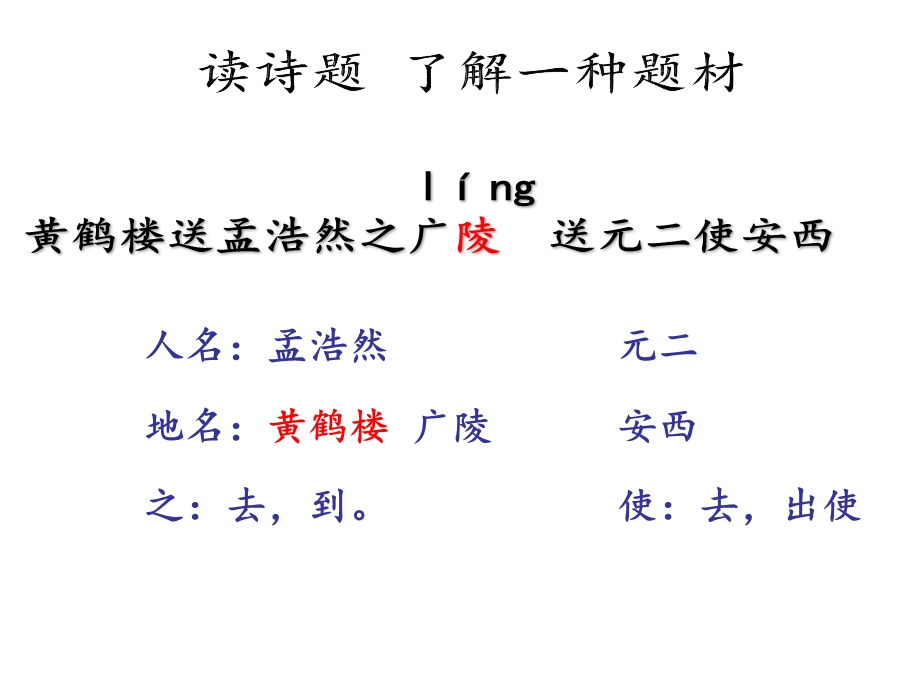 黄鹤楼送孟浩然之广陵古诗两首最后成品.ppt_第2页