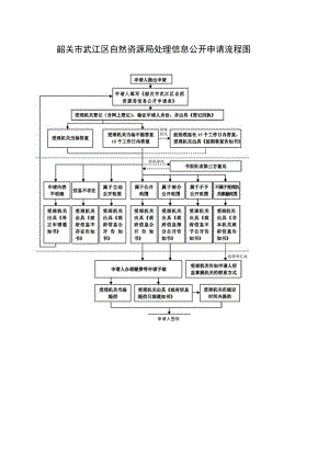 韶关市武江区自然资源局处理信息公开申请流程图.docx