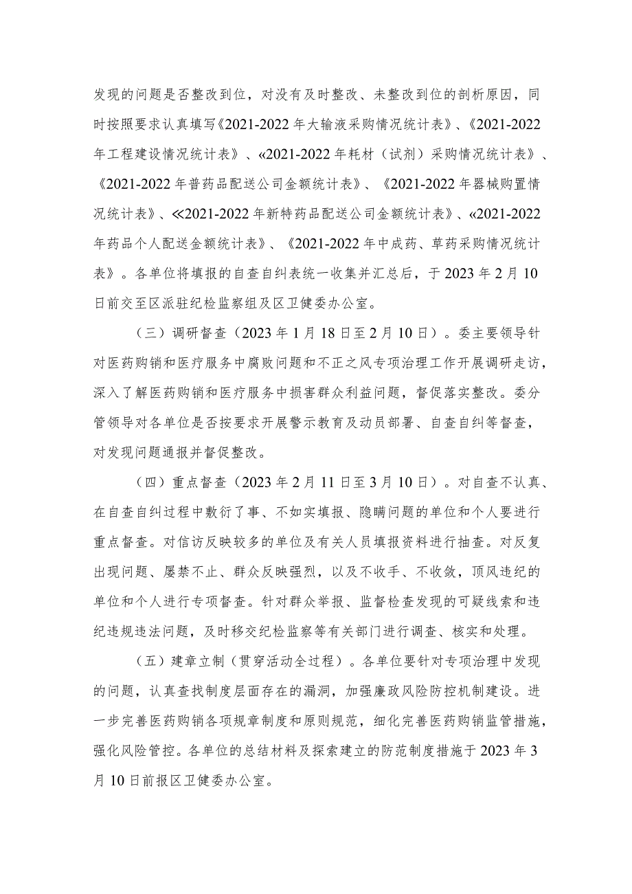 2023医药购销和医疗服务中腐败问题和不正之风专项治理工作方案【12篇精选】供参考.docx_第2页