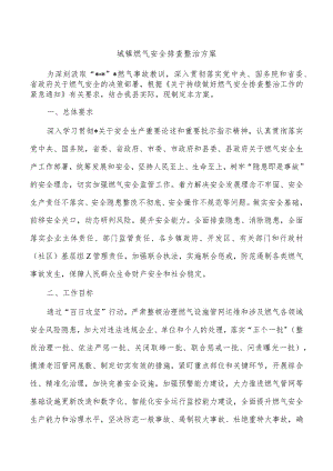 城镇燃气安全排查整治方案.docx