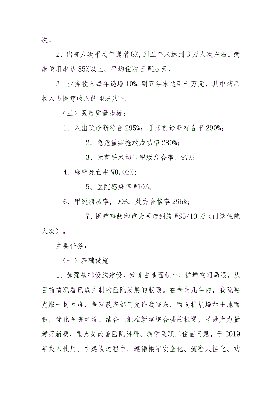 医院第四个五年发展规划 （医院2021年－-2025年规划）.docx_第2页