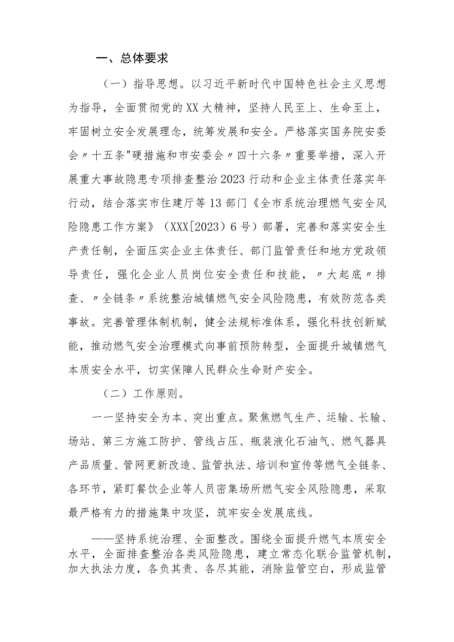 全市（县、区）城镇燃气安全专项整治实施方案.docx_第2页