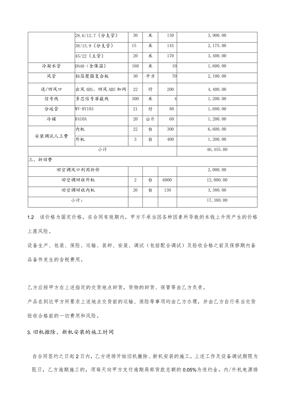 《中央空调采购及安装合同》.docx_第2页