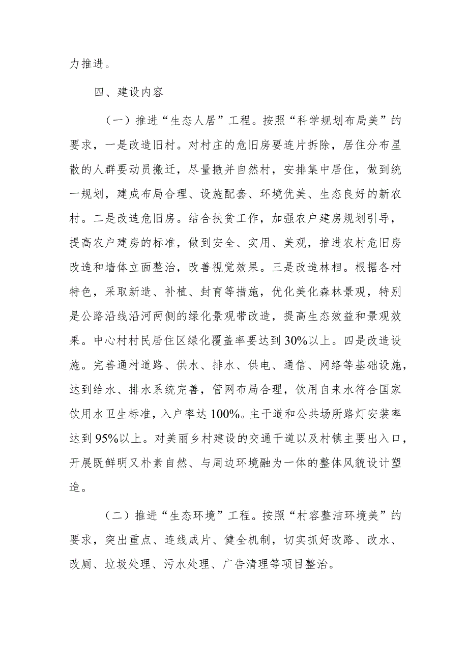 X镇美丽乡村建设实施方案.docx_第3页