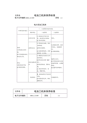 电加工机床保养标准.docx