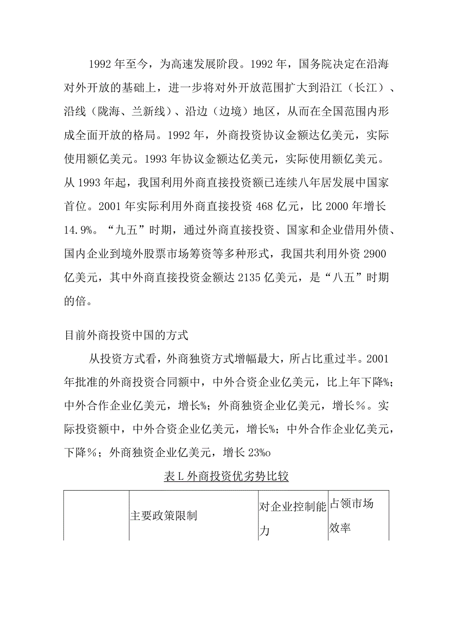 外商在华投资状况分析与外资并购前景预测.docx_第2页