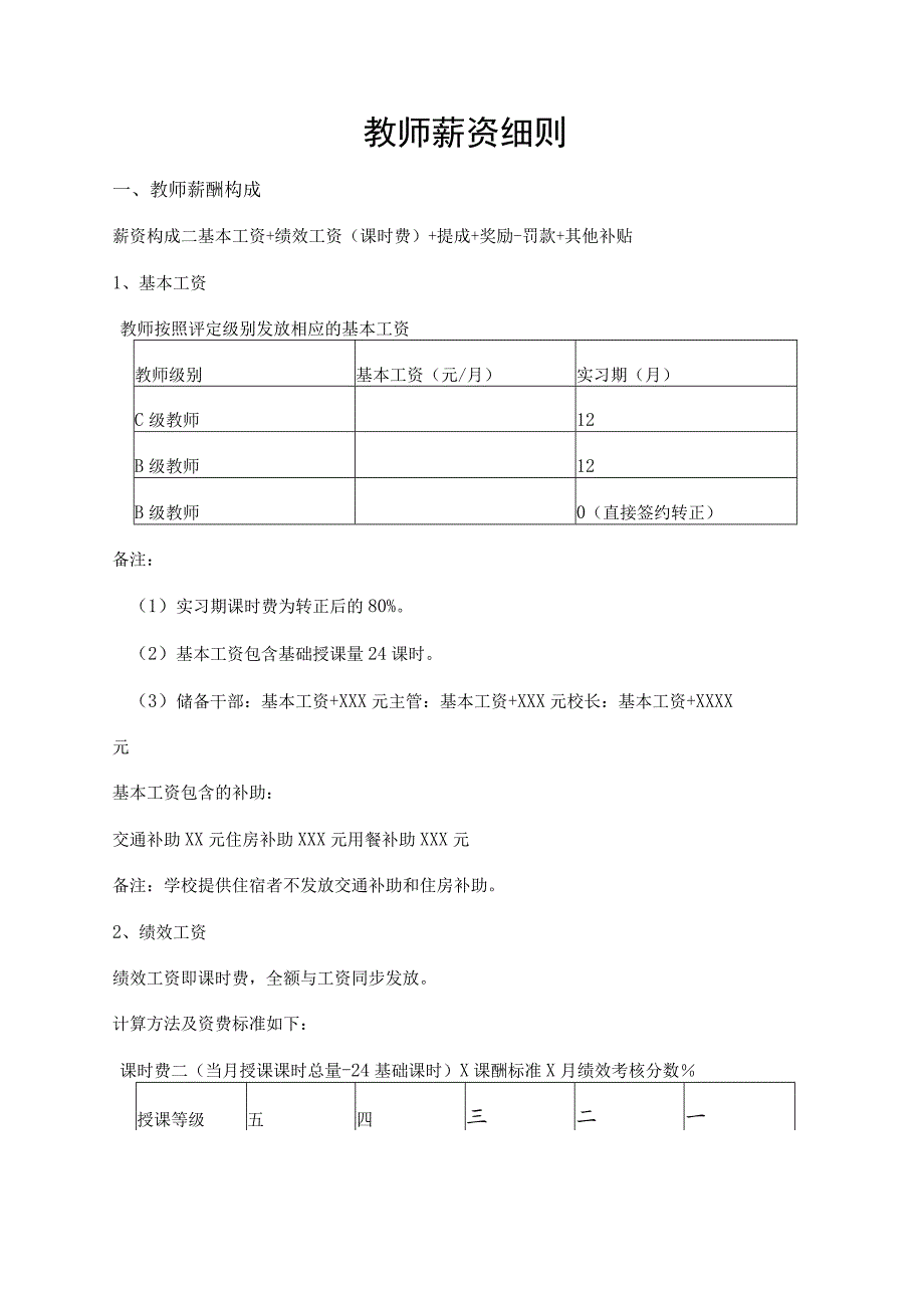 教师薪资细则.docx_第1页