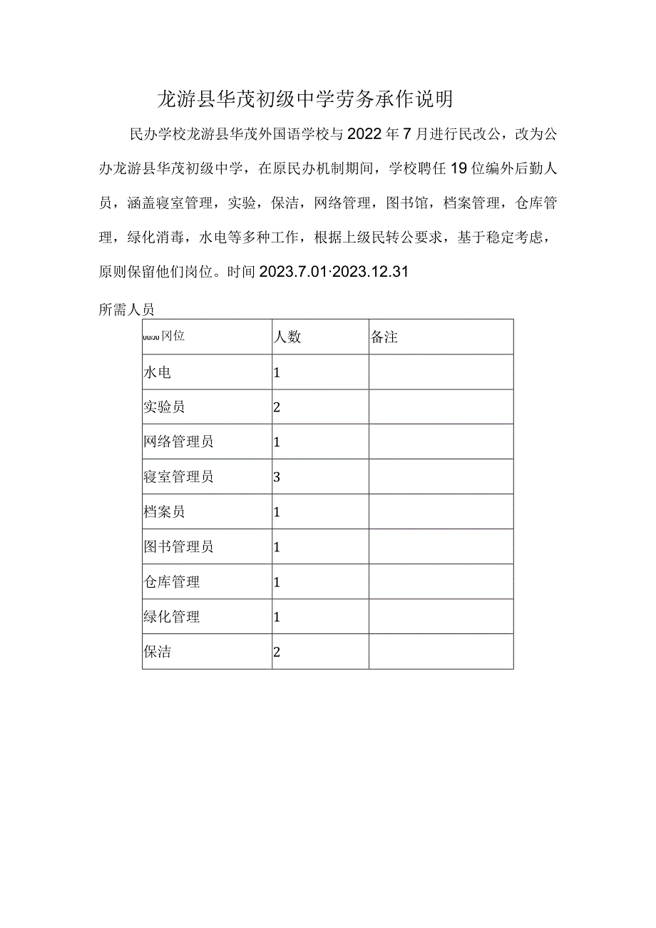 龙游县华茂初级中学劳务承作说明.docx_第1页