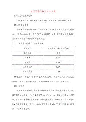 某滨河绿化施工技术方案.docx