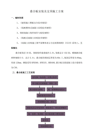 装配式叠合板安装施工方案.docx