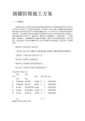 储罐防腐紧急施工实施方案.docx