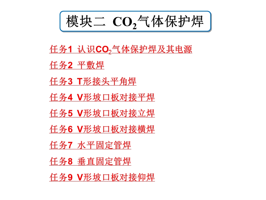 焊接技术快速入门ppt课件模块二CO2气体保护焊.ppt_第1页