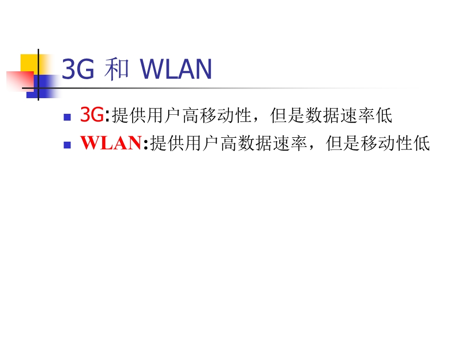 大学课件信息通信专业WLAN与3G的融合PPT.ppt_第2页