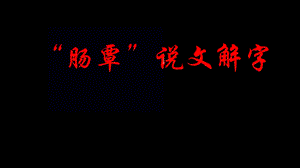 肠覃说文解字.ppt