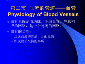 血流的管道血管2.ppt