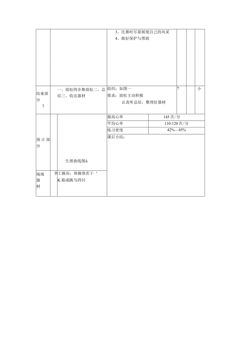 七年级下学期体育第十六课时复习分腿腾越屈腿腾越教案.docx_第2页