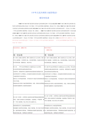 土地管理法2004-2019新旧条文对比.docx