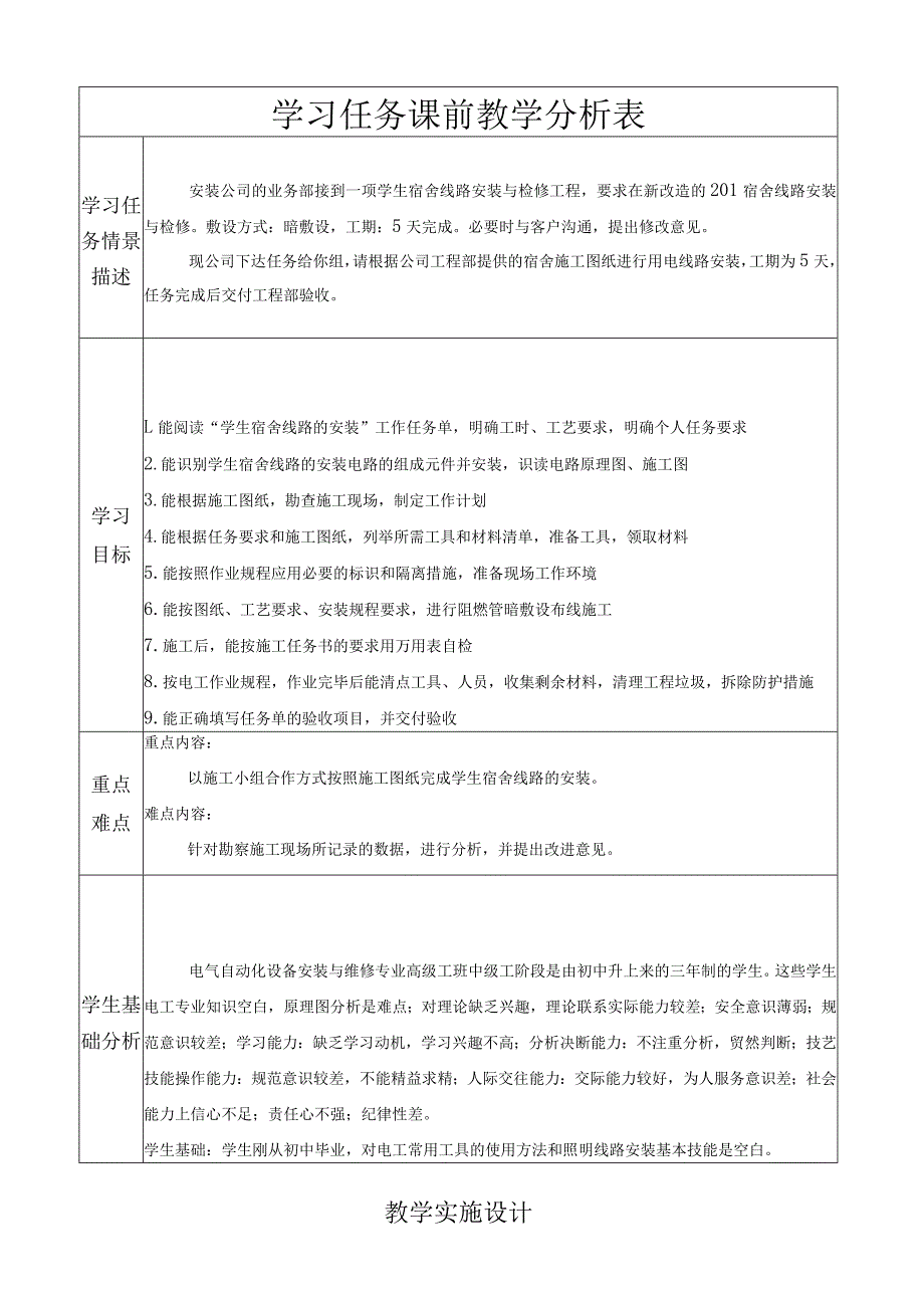 《照明线路安装》一体化教案2.docx_第2页