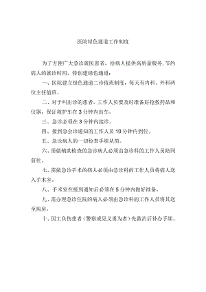 医院绿色通道工作制度.docx