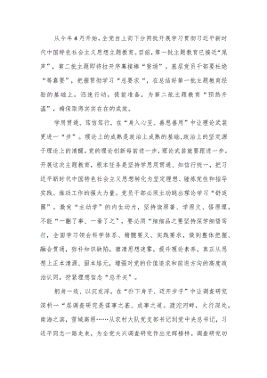 第二批主题教育筹备工作座谈会研讨材料范文两篇.docx