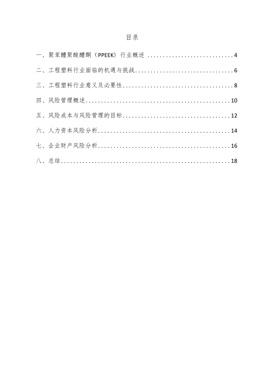 聚苯醚聚醚醚酮（PPEEK）项目风险管理方案.docx_第3页