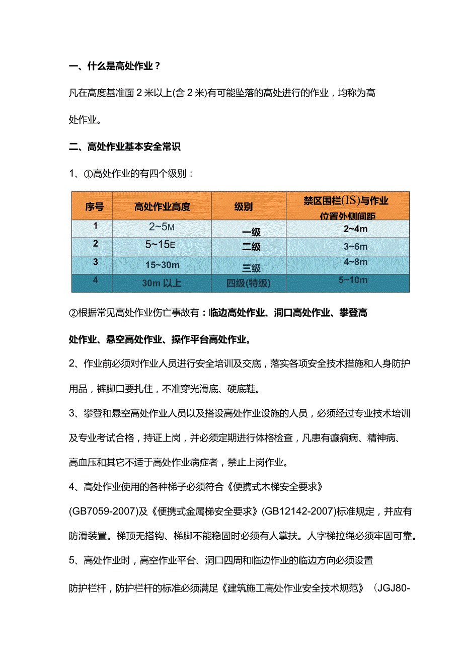 20条高处作业必备安全常识.docx_第1页