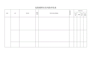 危险源辨识及风险评估表.docx