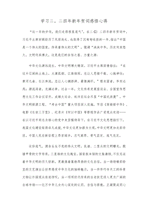 学习二〇二四年新年贺词感悟心得.docx