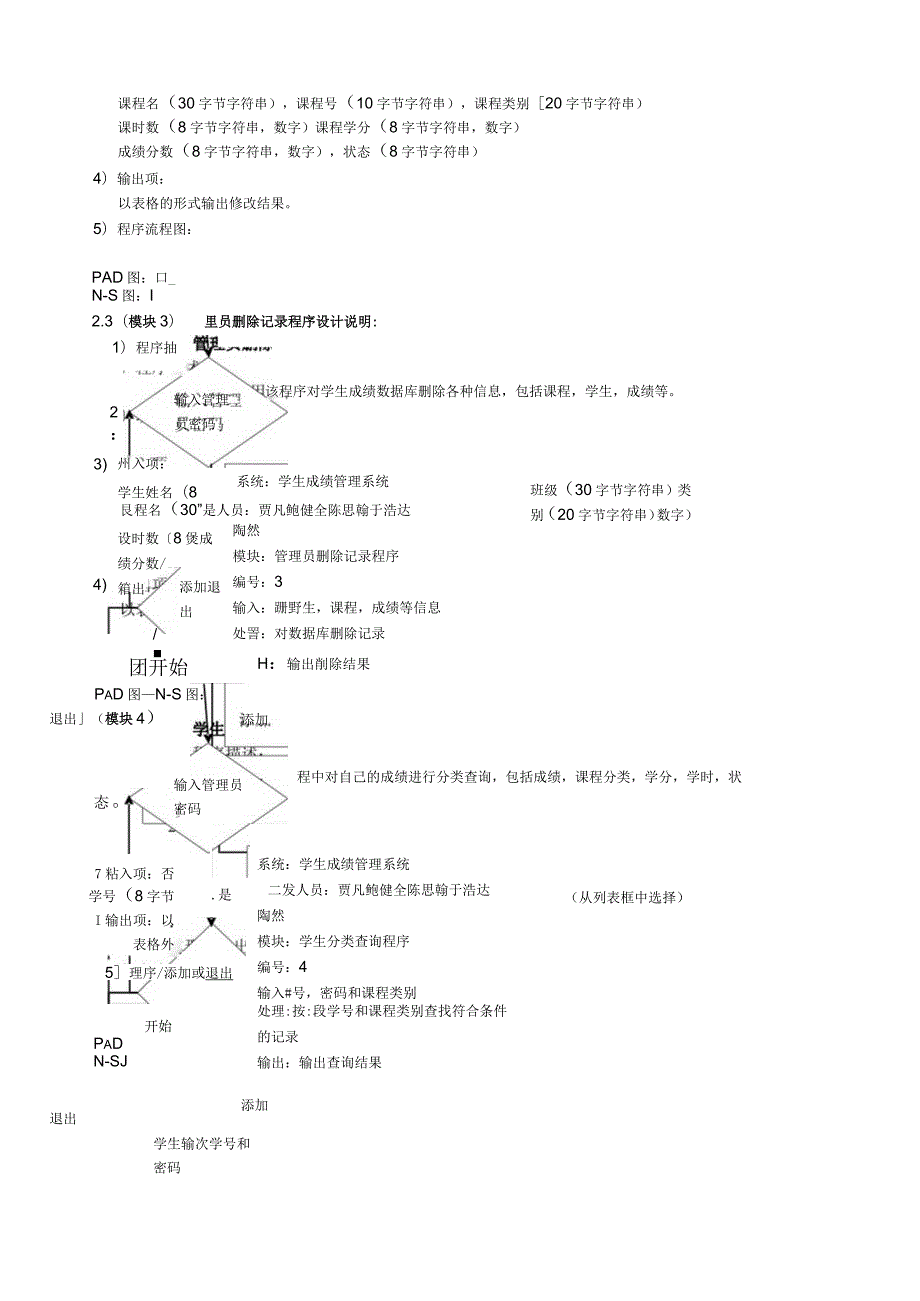 学生成绩管理系统详细设计说明书.docx_第2页