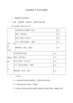 宣传教育工作评比细则.docx