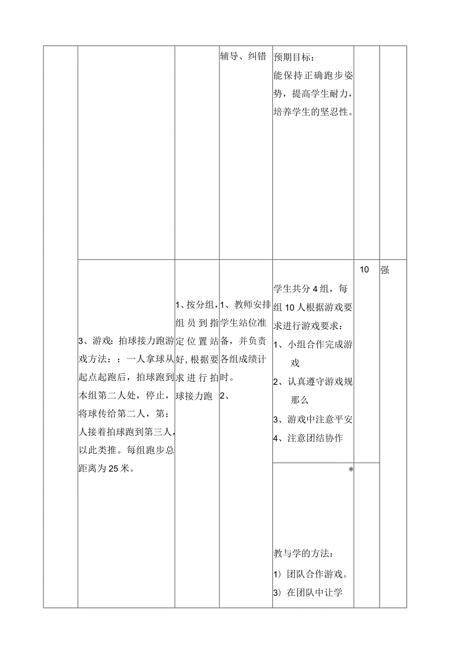 小学50米跑体育课教案.docx_第3页