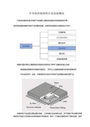 半导体封装材料行业发展概况.docx