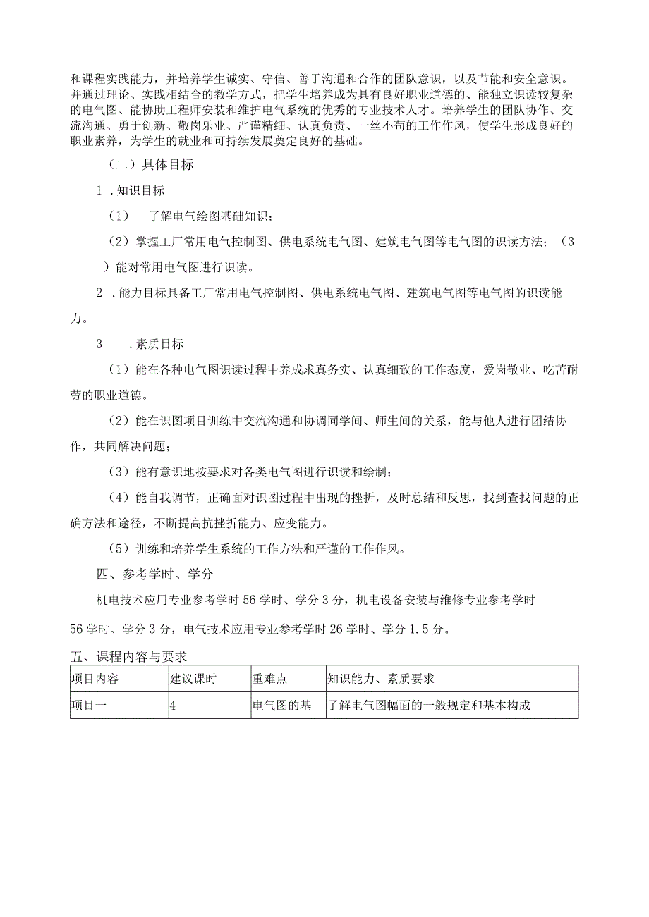 《电气绘图》课程标准.docx_第2页