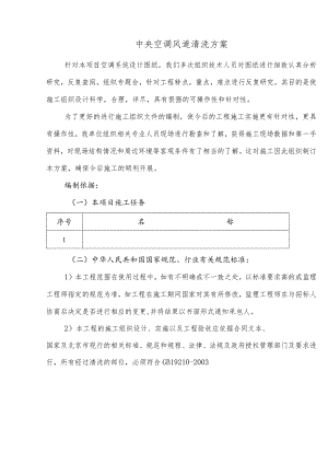 中央空调风道清洗方案.docx