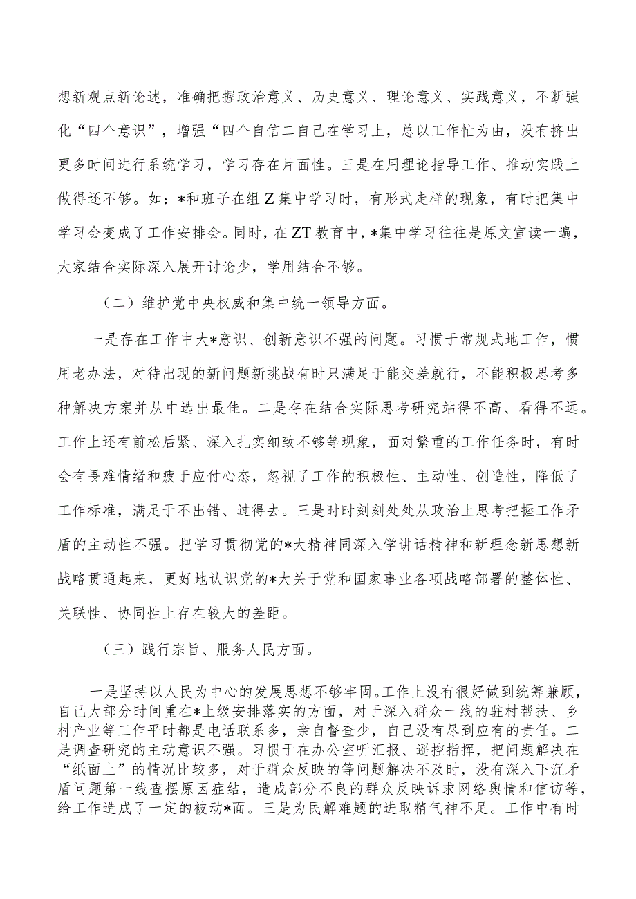 新六个方面检查发言提纲2024年.docx_第2页