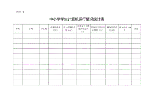 中小学学生计算机运行情况统计表.docx