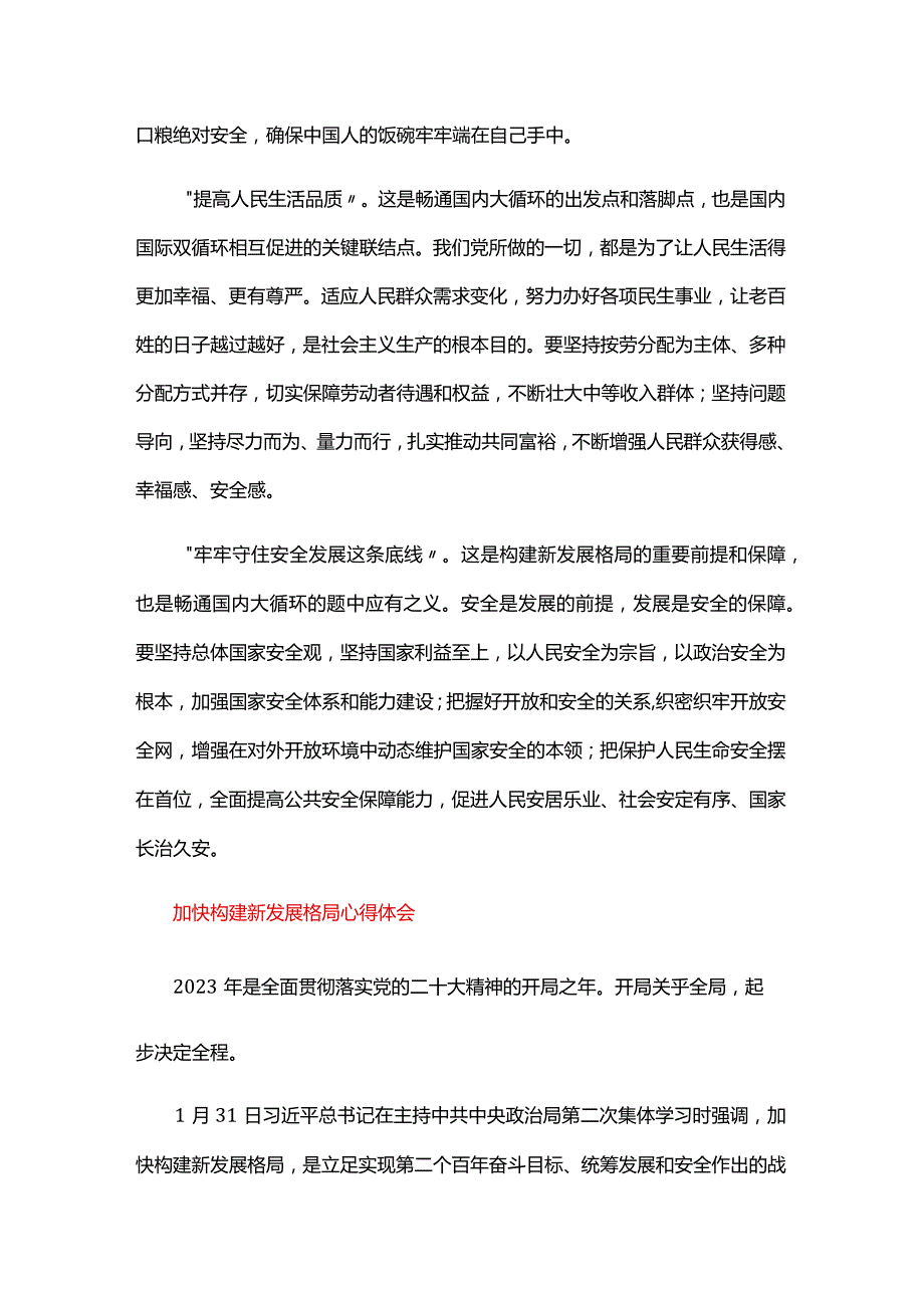 加快构建新发展格局心得体会三篇.docx_第3页