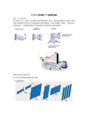 全维度 MIMO和多用户MIMO.docx