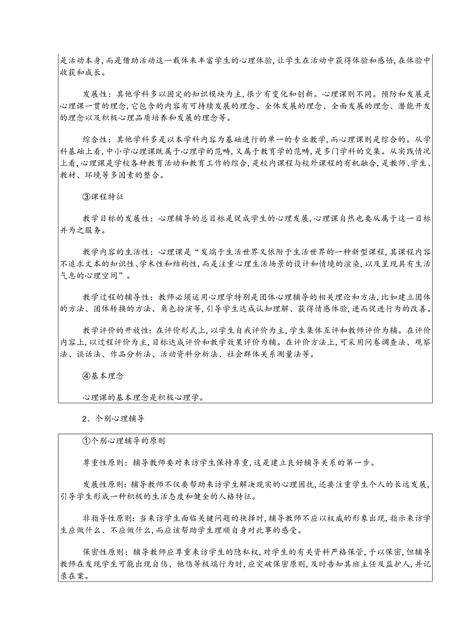 人民大2024陈功香 石建军《中学生心理辅导》教案02第二章 心理辅导的途径.docx_第3页