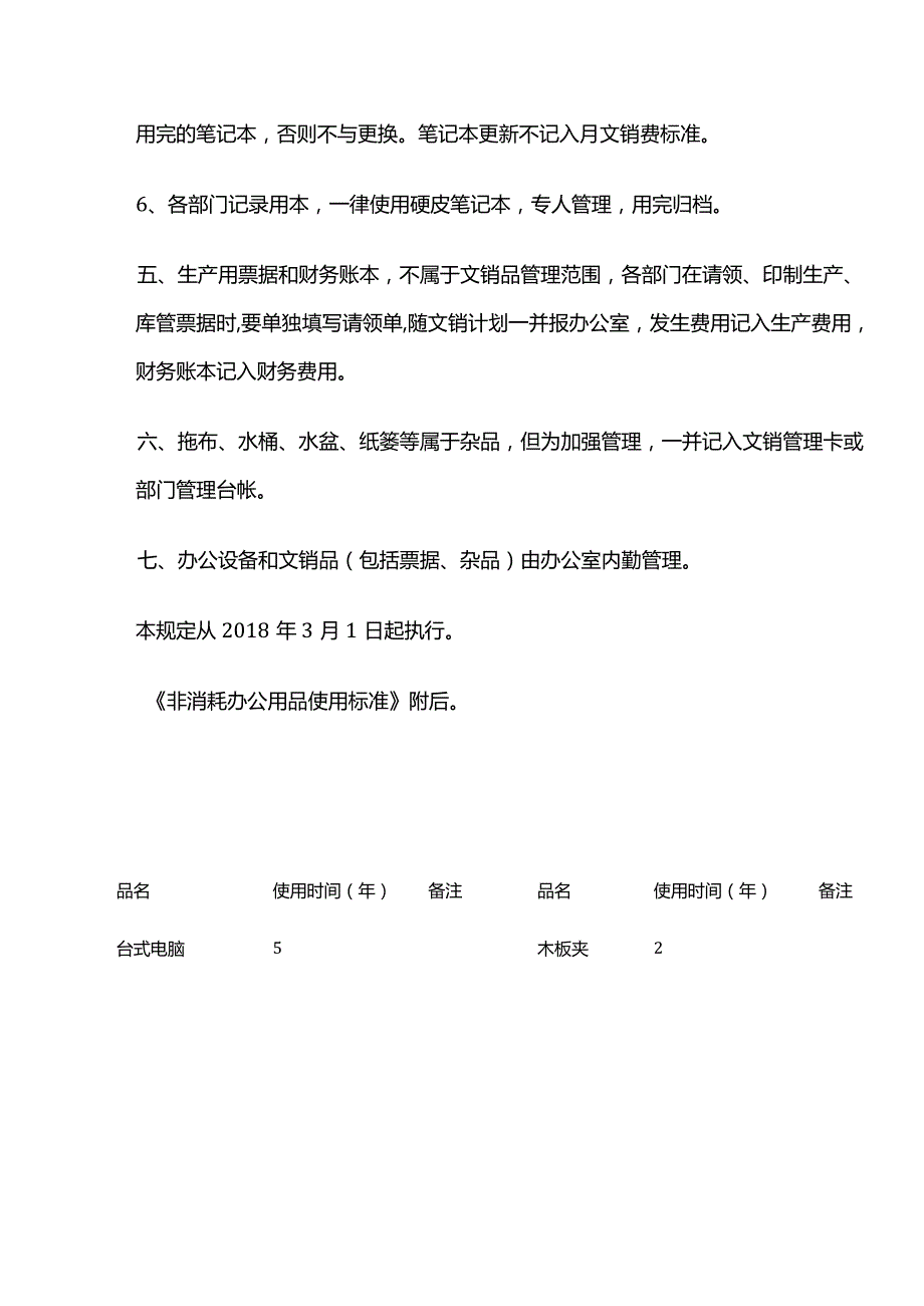 关于办公设备用品使用规定.docx_第2页