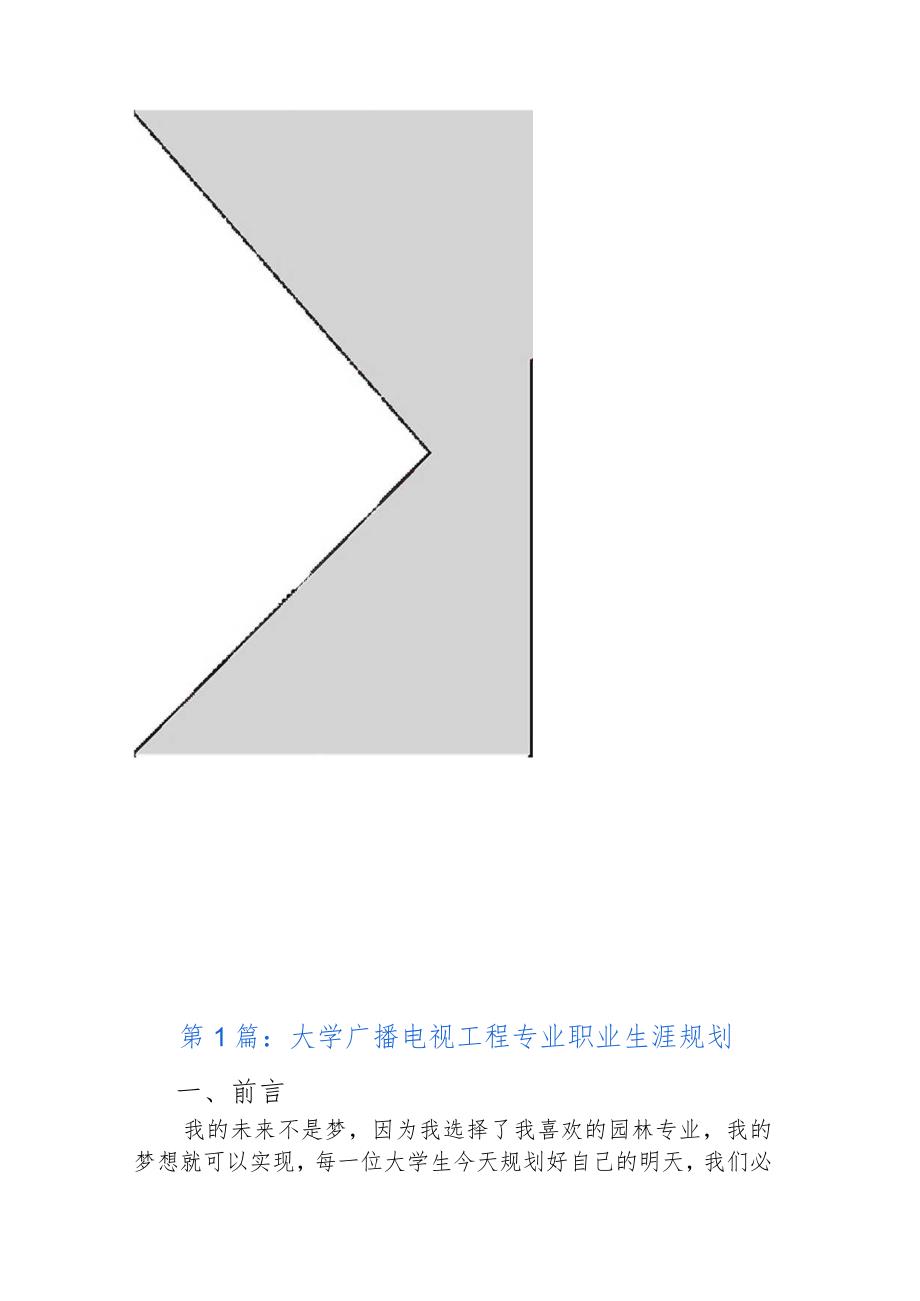 大学广播电视工程专业职业生涯规划范文(精选5篇).docx_第2页