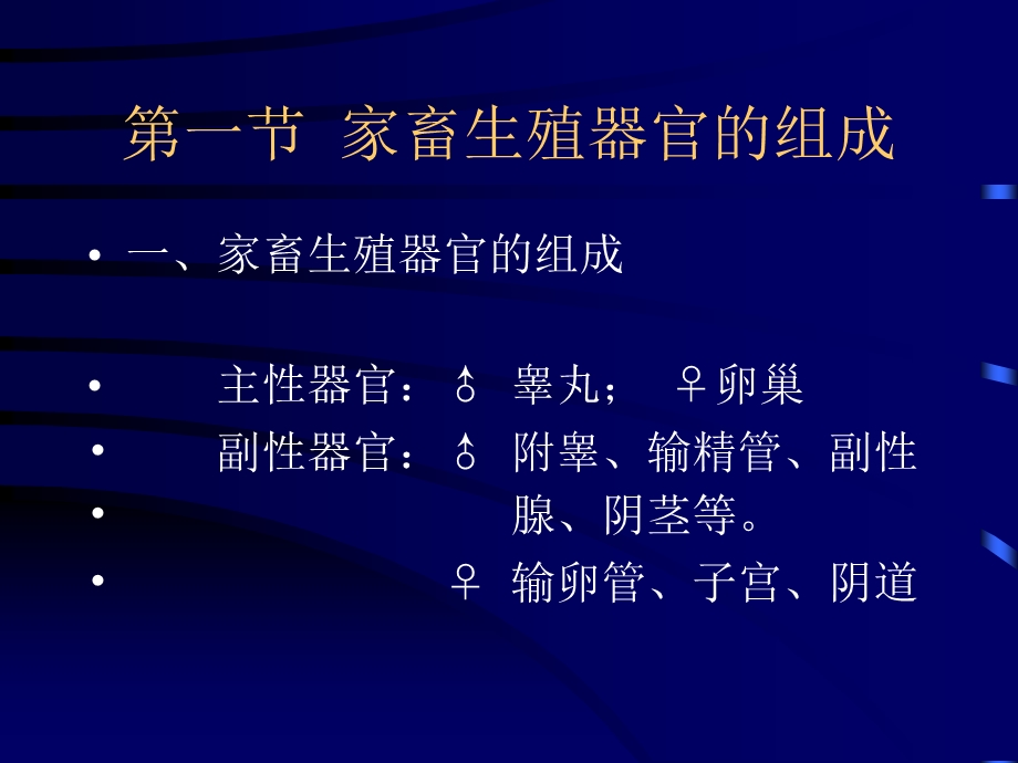 家畜繁殖原理与应用技术 第四单元 家畜生殖器官的组成和功能.ppt_第3页