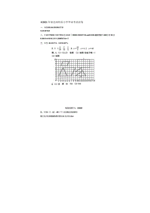 2021江苏宿迁沭阳小升初真题卷答案.docx