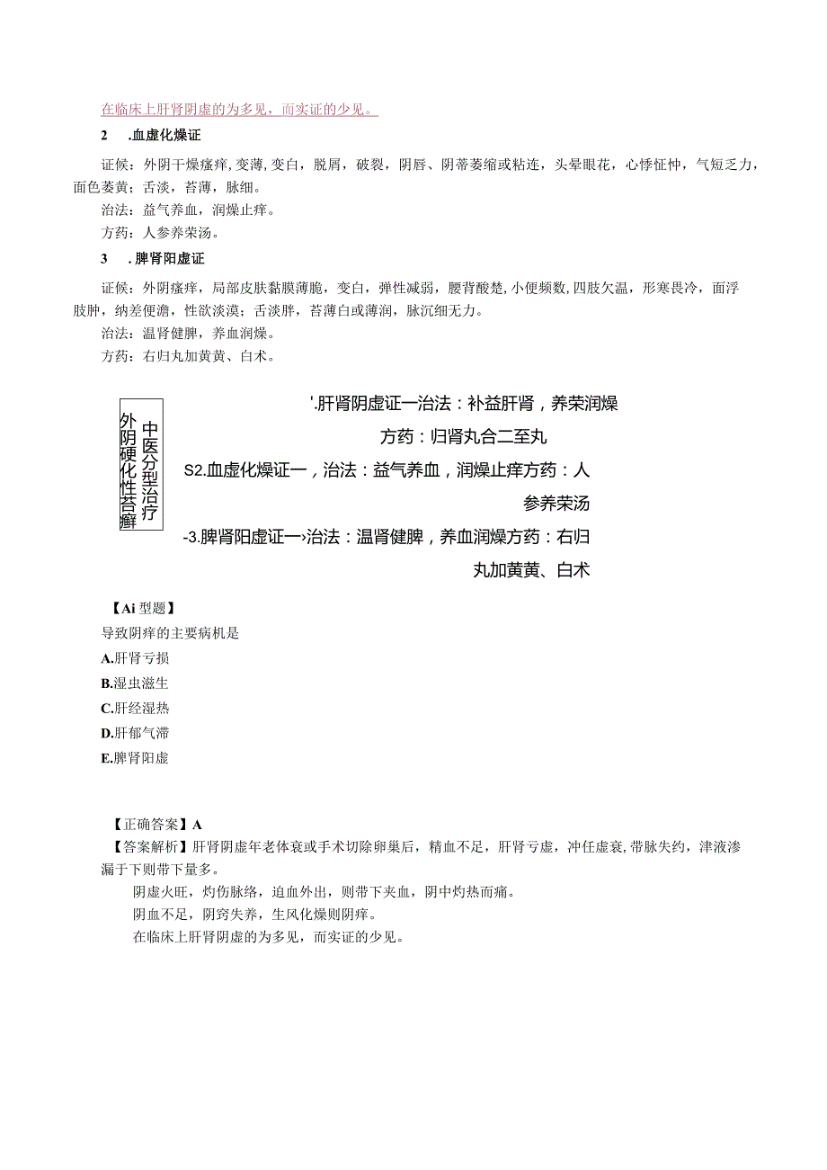 中西医结合妇科学-外阴上皮非瘤样病变讲义及练习.docx_第3页