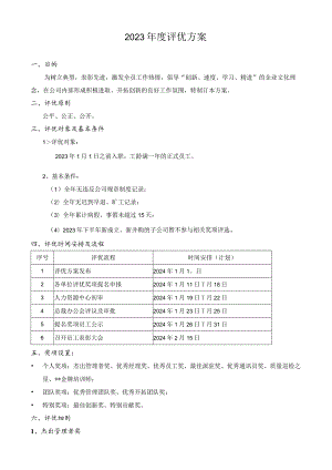 2023年度评优方案.docx