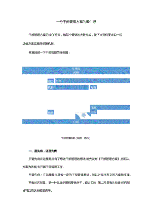 一份干部管理方案的诞生记.docx